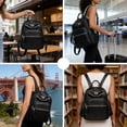 thumbnail image 7 of Sunyuer PU Leather Stylish Travel Backpack - Lightweight and Multi Pockets Sports Yoga Bag for Commuting, 7 of 7