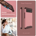thumbnail image 3 of TUDIA Merge Google Pixel 6 Case Dual Layer Heavy Duty Phone Cover - Smokey Pink, 3 of 7