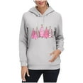 thumbnail image 4 of Women's Winter Sweatshirts Sherpa Lined Crewneck Fleece Pullover Warm Casual Christmas Long Sleeve Holidays Tops, 4 of 6