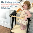 thumbnail image 2 of HARPPA Foldable Kitchen Step Stool for kids, Adjustable Height Toddler Standing Tower, Black, 2 of 6