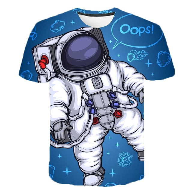 Anime Cartoon Teenager Men's and Women's T-Shirts Casual Print Hip Hop Harajuku Personality Round Neck Short Sleeve Top12T Gong Bohan LED