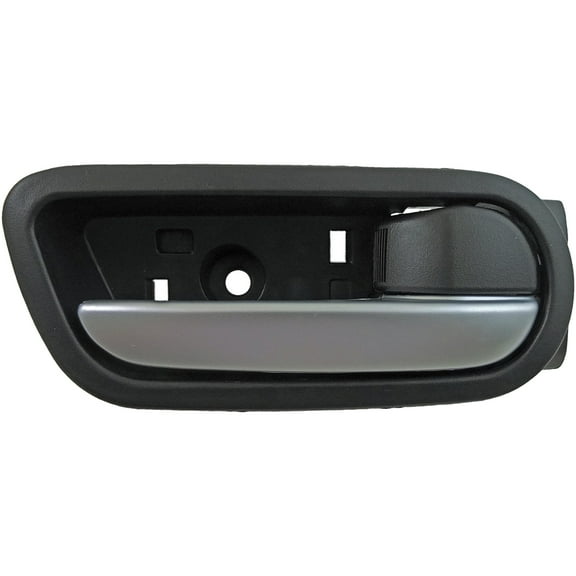 Dorman 96546 Rear Passenger Side Interior Door Handle for Specific Mazda Models, Black; Silver