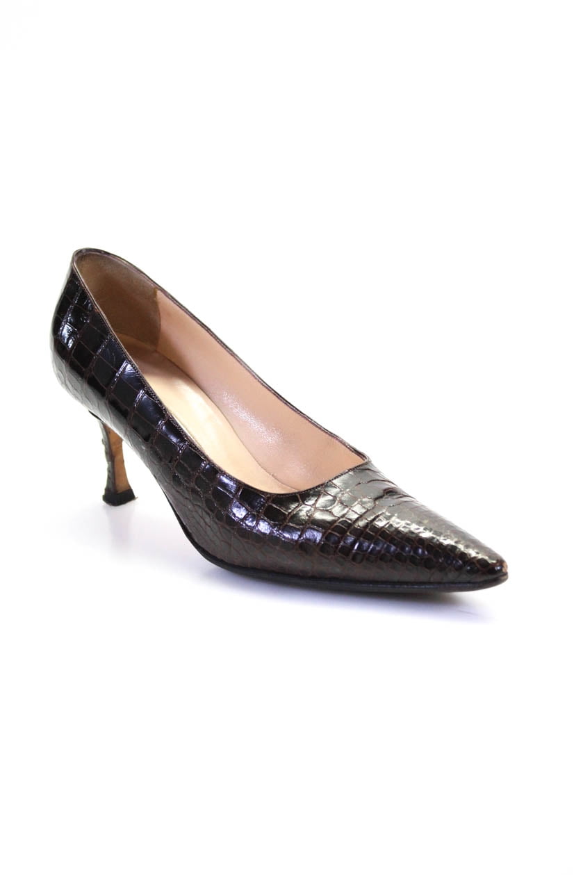 Pre-owned|Manolo Blahnik Womens Pointed 