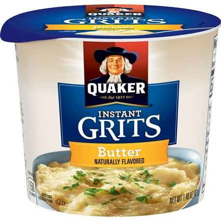 Quaker Instant Grits, Butter, 1.48 oz Cup