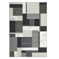 thumbnail image 4 of EastVita Area Rugs Carpets 3*5 Anti-Slip Area Rug Modern Geometric Area Rug Color-Blocked Rug Soft Low Pile Floor Mat for Bedroom Kitchen,Brown Brown 3ft*5ft, 4 of 7