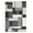 Brown, variant on HIWEAVER Brown 2' x 6' Washable Neutral Plaid Runner for Kitchen Indoor Modern Checked Throw Carpet Non-Slip Foldable Doormat for Hallway Farmhouse Dorm Home Decor