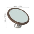 thumbnail image 2 of WASHWEPE Cafetière Miroir d'Observation de Café Bois de Noyer 1Ensemble, 2 of 8