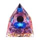 thumbnail image 1 of Pirámide de grava de cristal de 5 cm, artesanía, pirámide de hexagrama, decoración de escritorio para el hogar, artesanías, 1 of 8