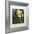 thumbnail image 2 of Trademark Fine Art "Ode to Yellow II" Canvas Art by Color Bakery White Matte, Silver Frame, 2 of 4
