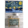 thumbnail image 3 of Ski Resort, Starry Night (36x54 Giclee Gallery Art Print, Vivid Textured Wall Decor), 3 of 3