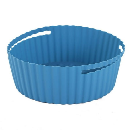 

Fovolat Silicone Air Fryer Liner|Reusable Air Fryer Silicone Basket Heat Resistant Easy Cleaning|Silicone Pot for Air fryer Oven Accessories