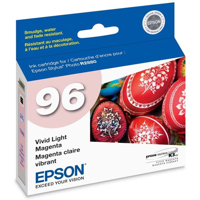 Epson T096620 T096 Ultrachrome K3 Vivid Light Magenta Ink Cartridge/ Stylus Photo R2880 Ink