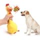 thumbnail image 3 of Juguete interactivo para perros, juguetes para masticar con chirriador, juegos de accesorios para perros, regalo de Navidad de pollo para cachorros grandes, 3 of 5