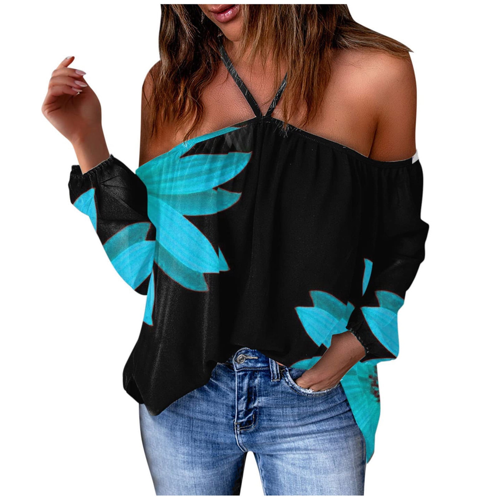 Cute Party Summer Tops for Women Plus Size Off The Shoulder Womens ...