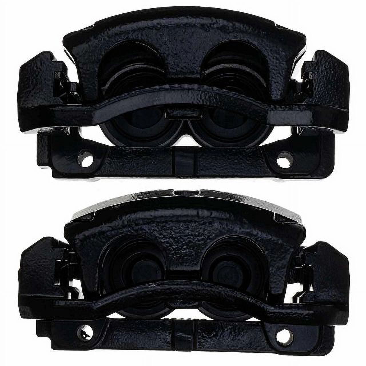 Power Stop Front Pair of Black Powder Coated Calipers S4860BLK