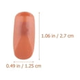 thumbnail image 4 of 200Pcs Nail Art Practice Fake Nail Tips Salon Manicure Training Nail Tips, 4 of 8