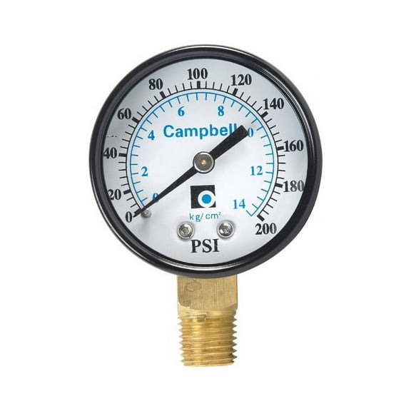 PRESSURE GAUGE 0-200 LF