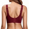 thumbnail image 5 of Mifsaly Womens Wireless Sports Bra with V Neck Wide Shoulder Straps Smooth Molded Cups and Longline Underband Comfortable Active Bralette for Yoga Fitness and Daily, 5 of 7