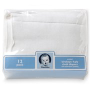 Gerber 12pk Prefold Birdseye Diaper