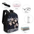 thumbnail image 3 of One Direction Backpack Bookbag Casual Daypack Travel Backpacks for Work Hiking Camping, 3 of 8