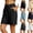 27# Black, variant on Shorts for Women Summer Drawstring Elastic Waist Casual Bermuda Shorts with Pockets Dressy Casual Lounge Tunic Clothes Gray S