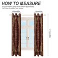 thumbnail image 2 of Bohemia 2pcs Blackout Curtains For Living Room Bedroom Grommet Top Window Set for Left And Right Biparting Open, 2 of 6