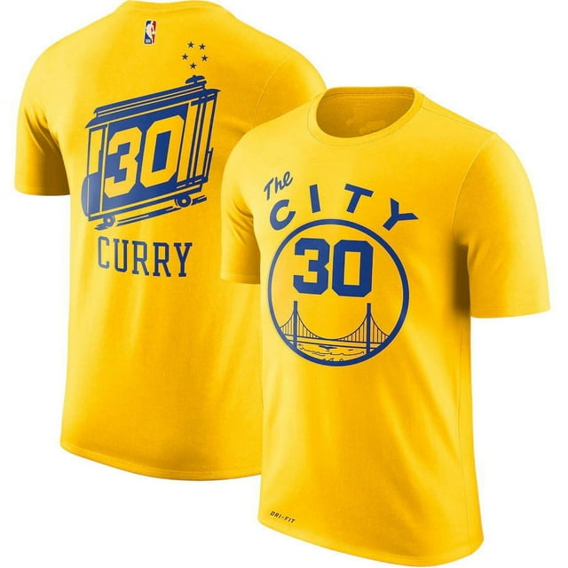 NBA Golden State Warriors clear number cotton T-shirt