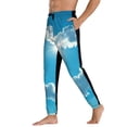 thumbnail image 3 of Kdxio Heart Shaped Cloud Pattern Joggers,Sweatpants for Men with Pockets-Large, 3 of 5