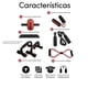thumbnail image 2 of Kit De Ejercicio Rueda Para Abdomen Gimnasio Push Up Fitness Modelo Negro/Rojo, 2 of 4