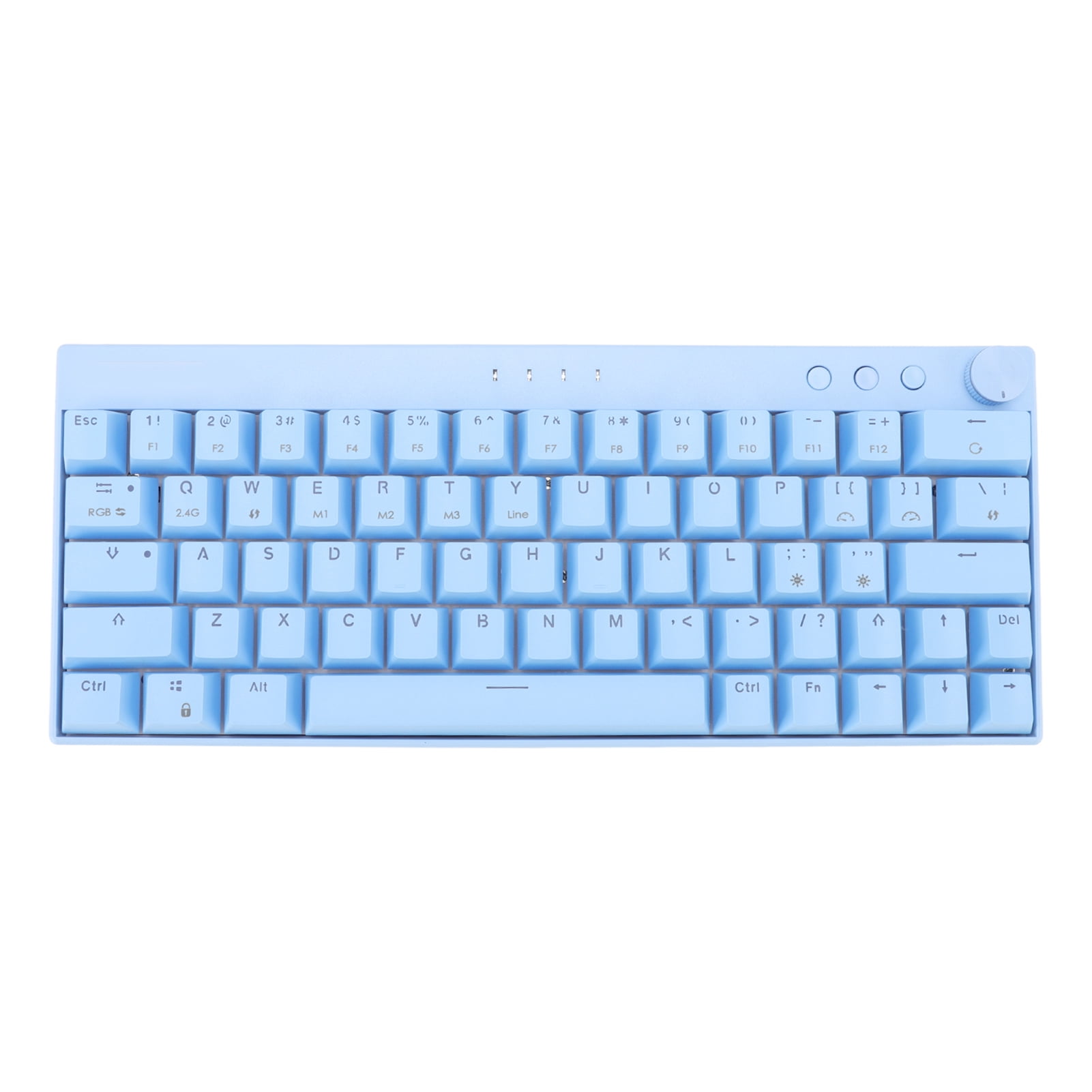 Wireless Mechanical Keyboard,3 Modes Wireless Mechanical Modes Wireless Mechanical Keyboard Keys Mechanical Keyboardwith Knob Professionally Tested