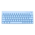 thumbnail image 1 of Teclado Mecánnico Azul, Inalámbrico 2.4G 3 MODOS TECLADO MECÁNICO INALAMBRICO TUPO C CAVE CABLE 3 MODOS 64 TECLAS N Rollover para Juegos, 1 of 7