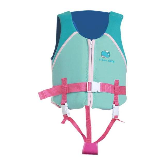 Chaleco de natación para niños,Chaleco salvavidas para niños y niñas,Chaleco salvavidas de ayuda para la natación con flotabilidad,Chaleco de natación de entrenamiento para Rosa