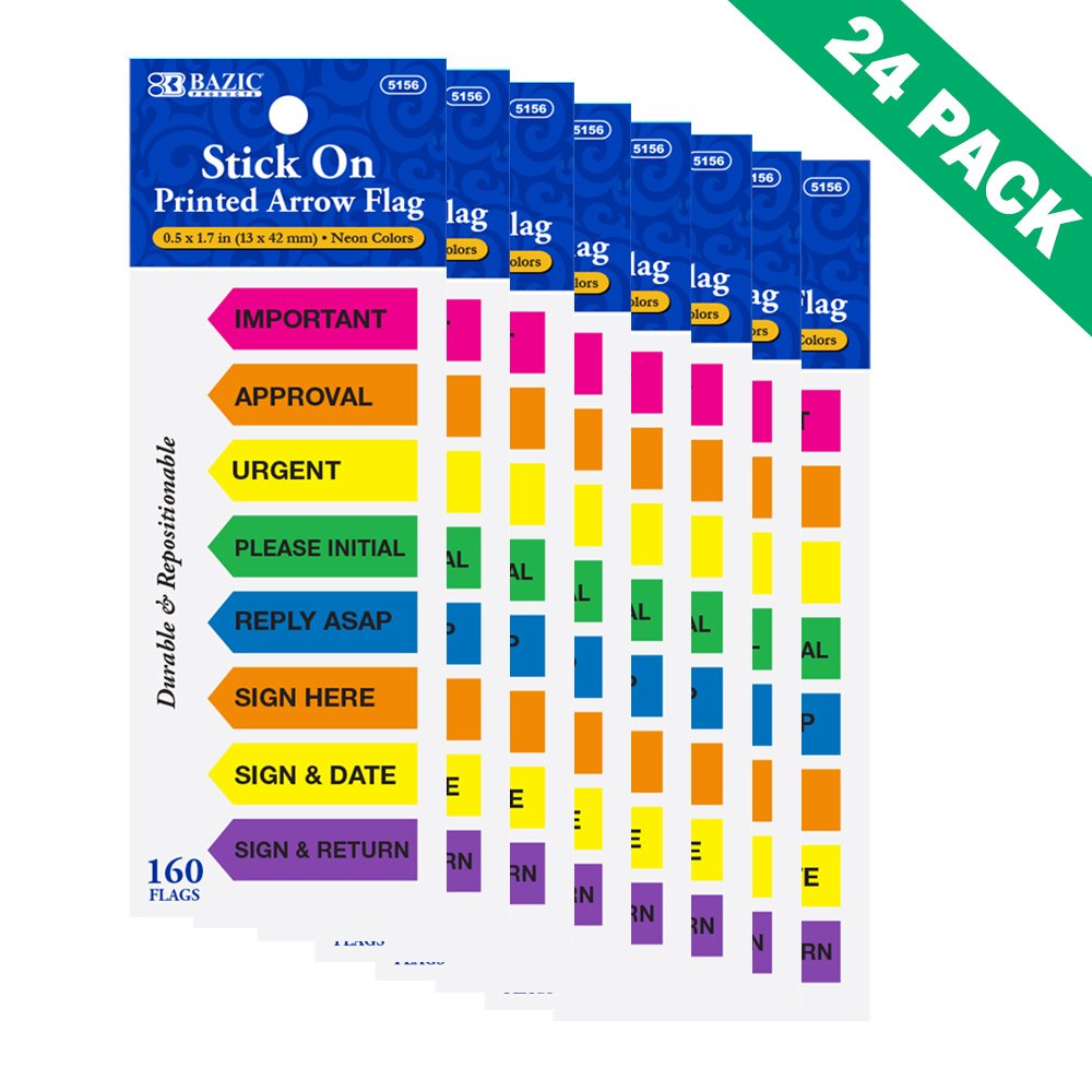 Sticky Index Tabs Page Marker Pop-up Page Flags Notes Tabs 1.6 x 2 Inch 400 Pieces White