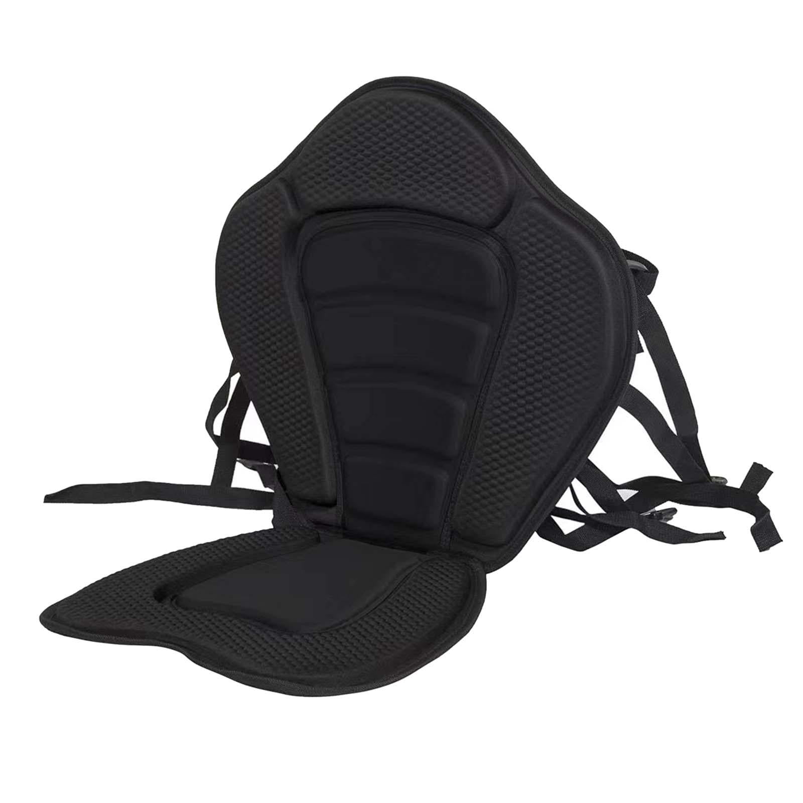 harayaa Kayak Seat Cushion Kayaking Park Beach for Sit in Hiking Canoe Backrest Seat Black