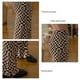 thumbnail image 4 of Pantalones acampanados Leggings estampados ajustados de talle alto largos acampanados para mujer Lady Street Brown Grid L, 4 of 5