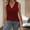 Wine, variant on Tittly Spring Tops for Women Tank Top for Women Womens V Neck Sleeveless Sweater Tank Top Spring Casual Sweater Vest Summer Outifts 2025 Sleeveless Top Vest for Women Grey L