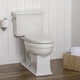 thumbnail image 3 of Asiento de inodoro Bemis Alesio II de madera con cierre lento, alargado, blanco, 3 of 9