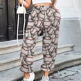 thumbnail image 2 of Women Print Bottom Sweatpants Pockets High Waist Sporty Gym Athletic Fit Jogger Pants Trousers Women Pants Casual High Waist High Waist Pants for Women Casual Sweat Pants Women Casual Business Casual, 2 of 5
