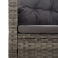 thumbnail image 2 of vidaXL Patio Furniture Set 2 Piece Sectional Sofa with Cushions Poly Rattan, 2 of 22