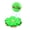 Green-no light, variant on Magic Meta Ball, Magic Bouncing Balls with No Light, Magic Meta Ball Flying Saucer, Dual Form Freely Switchable Bouncy Ball for Indoor & Outdoor