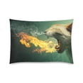 thumbnail image 1 of BOSDECO Flaming Cat Deisign Pillowcase Pillow Cover Two Sides Printing 20x30 Inches, 1 of 1