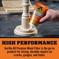 thumbnail image 3 of Wood Filler Gorilla, multiusos, roble dorado, 180 ml (paquete de 2), 3 of 8