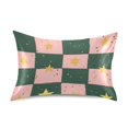 thumbnail image 7 of Yayeee Pillowcase Standard Size Set of 2 Satin Wrinkle Resistant Pillow Case, Pink Abstract, 7 of 7