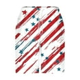 thumbnail image 4 of American Flag Shorts for Men 4Th Of July Beach Shorts 3D American Flag Printed Sweatpants Lace-Up Elastic Waist Bermuda Shorts Causal Vintage Shorts Pants Summer Beach Loose Outfits, 4 of 5