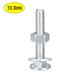 thumbnail image 1 of Pernos de carro con cabeza cuadrada Uxcell con tuercas y arandelas, tornillo de acero al carbono 1/4-20 x 1-1/2, 1 of 5