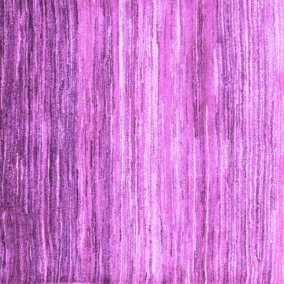 Ahgly Company Indoor Square Abstract Purple Contemporary Area Rugs, 6' Square