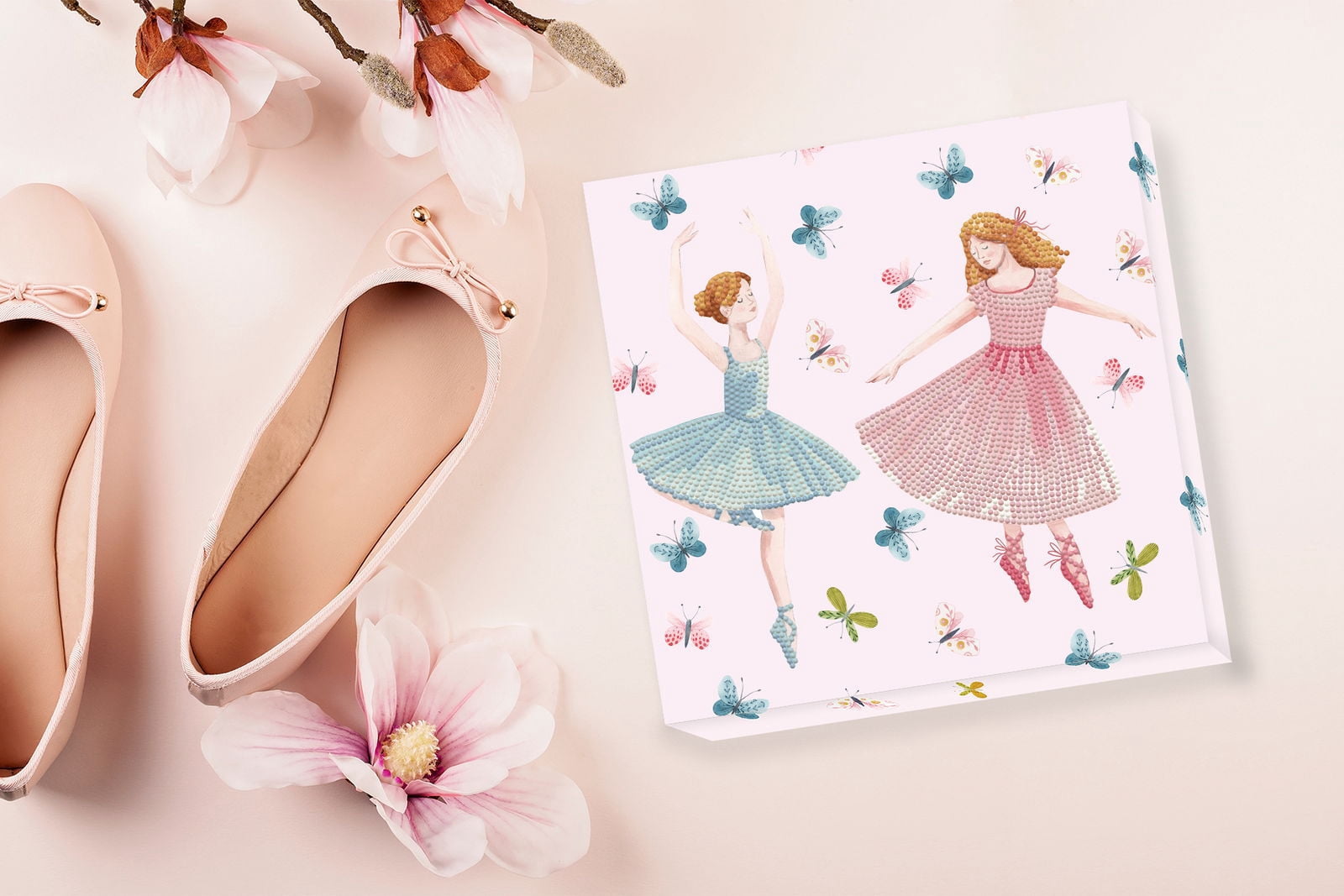 Diamond Dotz Ballet Babes Dotz Box Dance Diamond Painting Kits for Adults - Diamond Art Kits a Relaxing Creative Craft Kit with Dotz Gems 11"x11"