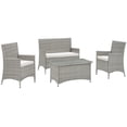 thumbnail image 7 of Bridge 4 Piece Outdoor Patio Patio Conversation Set-EEI-2212, 7 of 7