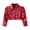 Red, variant on EnJoCho Toddler Girl Leather Jacket Motorcycle Style Short PU Leather Coat Long Sleeve Casual Jacket for 2 To 8 Years Kids Outerwear Biker Jacket