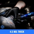 thumbnail image 4 of Guantes para tatuaje Saniderm de nitrilo, talla grande, 100 unidades, sin polvo, 4 of 9